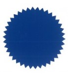 Mėlynos spalvos lipdukas reljefiniam antspaudui